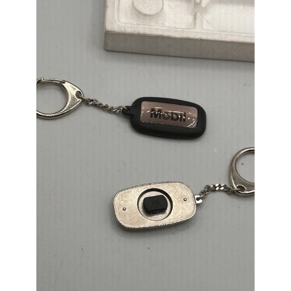 Vintage‎ German Aachen Two Part Keychain Mobil Advertising Keychain